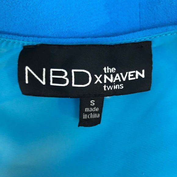 NBD x Naven Twins Cross it Off Cutout Mini Dress - Picture 7 of 7